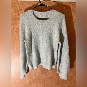 J. Crew Light Gray Women's Crew Neck Sweater